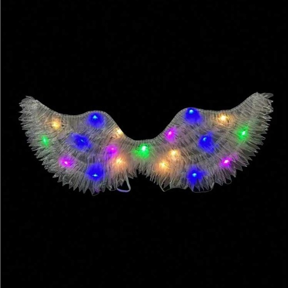 LED Light Up Angel Set Wings 
In pink or white nwt - Picture 3 of 5